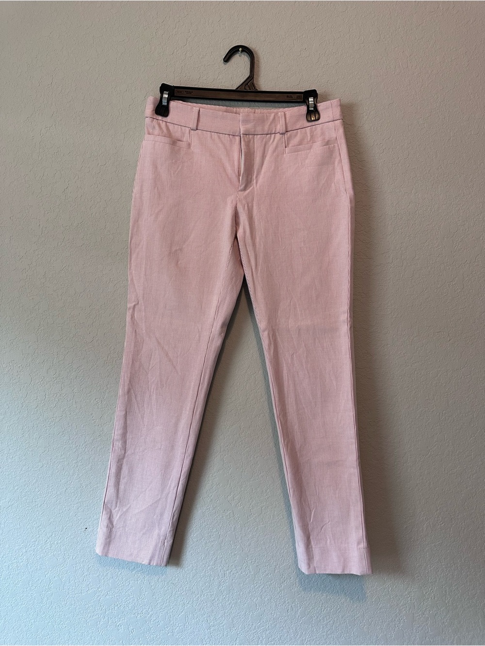 Banana Republic Straight Leg Pants in Light Pink